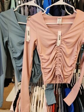 2pc PINK Victoria's Secret Ruched Tops
